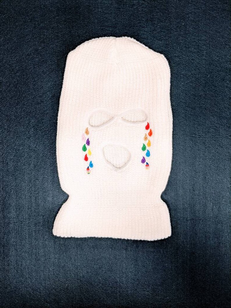 Ski Mask White Custom Balaclava Etsy