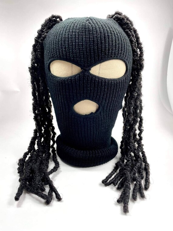 Dreadlocks Ski Mask 3hole Locs Extensions Pigtails Balaclava Etsy