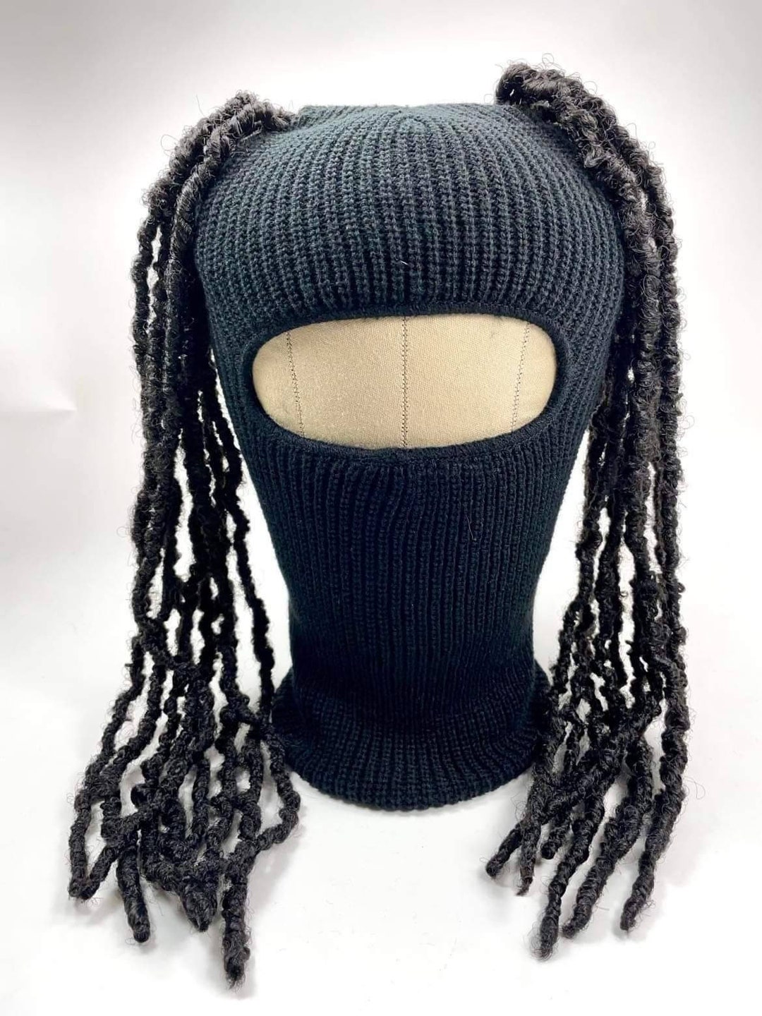 Dreadlocks Ski Mask 1hole Pigtails Locs Extensions Balaclava Etsy