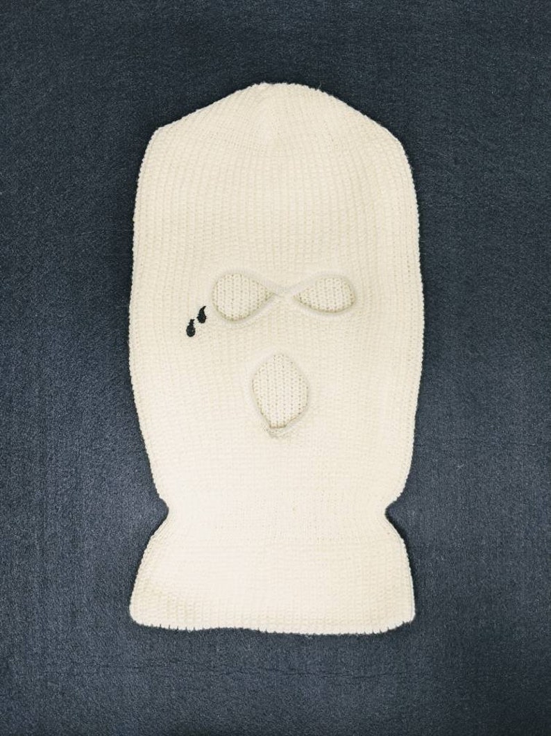 Ski Mask White Custom Balaclava Etsy
