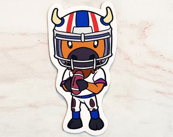 Buffalo Quarterback Magnet, Buffalo Quarterback Sticker, Buffalo NY Magnet, Buffalo Football, Buffalo Mafia, Lets Go Buffalo, RWB Buffalo