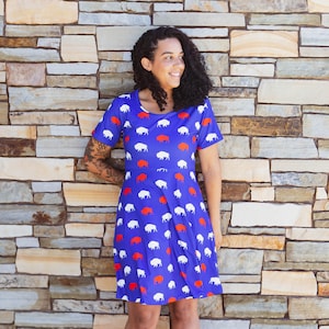 buffalo bills maxi dress Buffalo Bills G-III 4Her by Carl Banks Women's Training V-Neck Maxi Dress