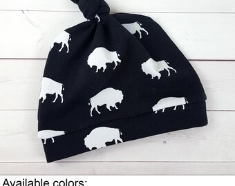 Buffalo Baby Knot Hat in Multiple colors