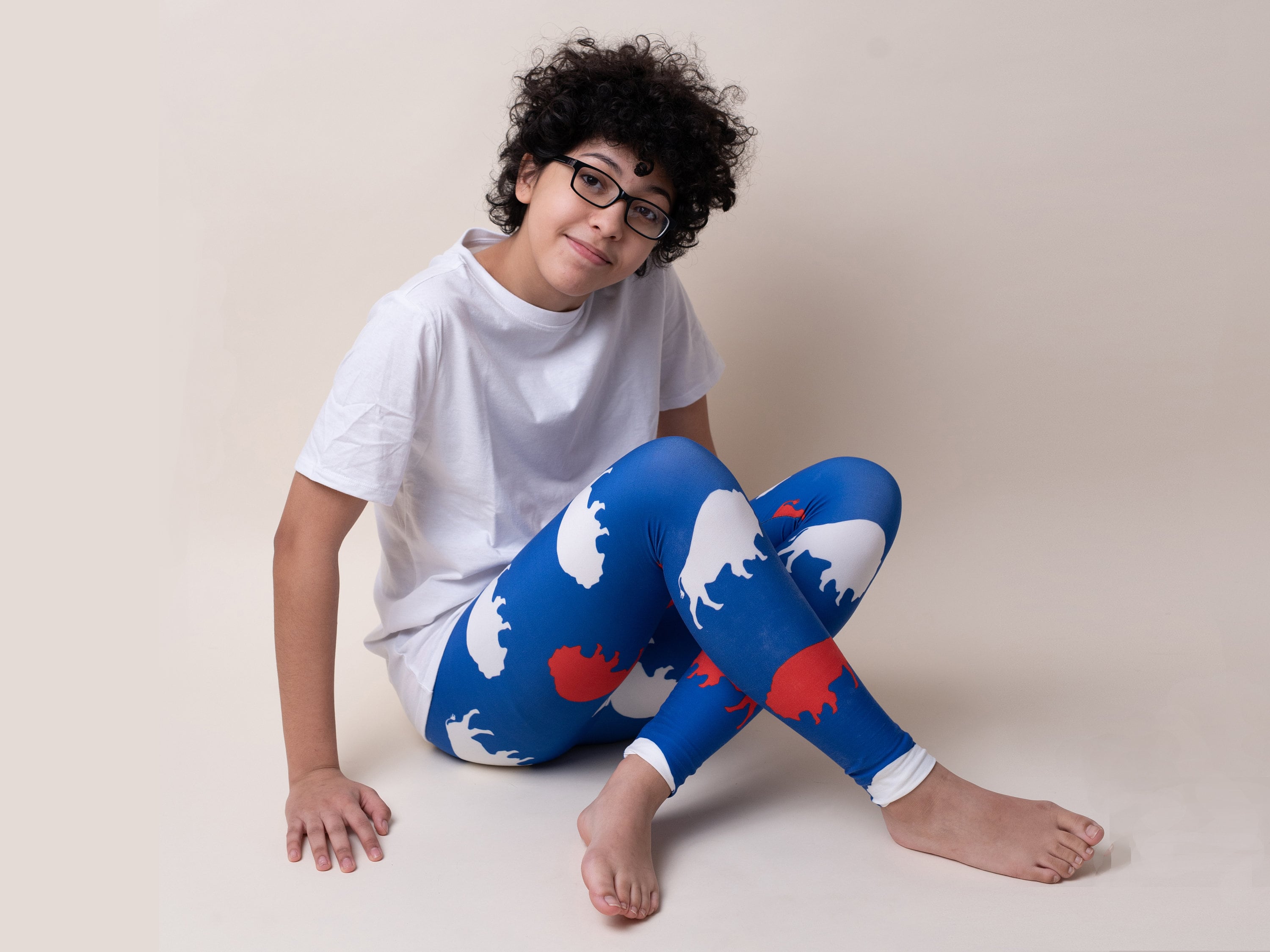 Red and Blue Buffalo Leggings, Buffalo NY, RWB Buffalo, Buffalove, Baby Gift, Baby Leggings, Buffalo Leggings, Lets Go Buffalo, Leggings