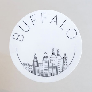 Buffalo Sticker, Buffalo Magnet, City of Buffalo, Buffalo Architecture, Buffalove, Buffalo Buildings, Buffalo NY, Buffalo Gift