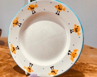 Small Easter Plate - Chicks, Bunnies, Children's Keepsakes and Mementos