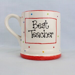 Best Mug Personalised Ceramic, Pottery, Gift, Unique Present, Valentine's Day, Mother's Day, Father's Day, Mum, Girlfriend, Nan, Wife image 7