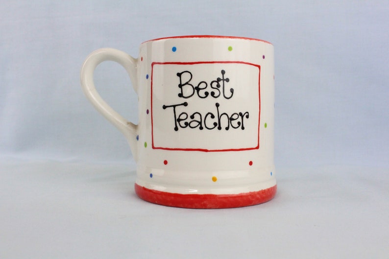 Best Mug Personalised Ceramic, Pottery, Gift, Unique Present, Valentine's Day, Mother's Day, Father's Day, Mum, Girlfriend, Nan, Wife image 7