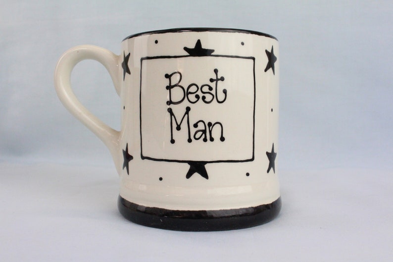 Best Mug Personalised Ceramic, Pottery, Gift, Unique Present, Valentine's Day, Mother's Day, Father's Day, Mum, Girlfriend, Nan, Wife image 4