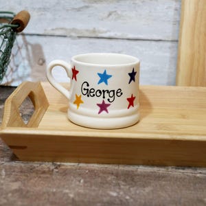 Tazza per bambini con design a stelle multicolori - Babyccino, bevanda, colazione, stoviglie, cucina, cena divertente, cibo, pasti, mangiare