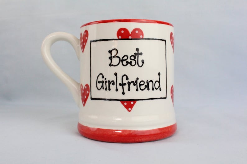 Best Mug Personalised Ceramic, Pottery, Gift, Unique Present, Valentine's Day, Mother's Day, Father's Day, Mum, Girlfriend, Nan, Wife image 3