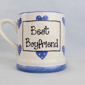 Best Mug Personalised Ceramic, Pottery, Gift, Unique Present, Valentine's Day, Mother's Day, Father's Day, Mum, Girlfriend, Nan, Wife image 6