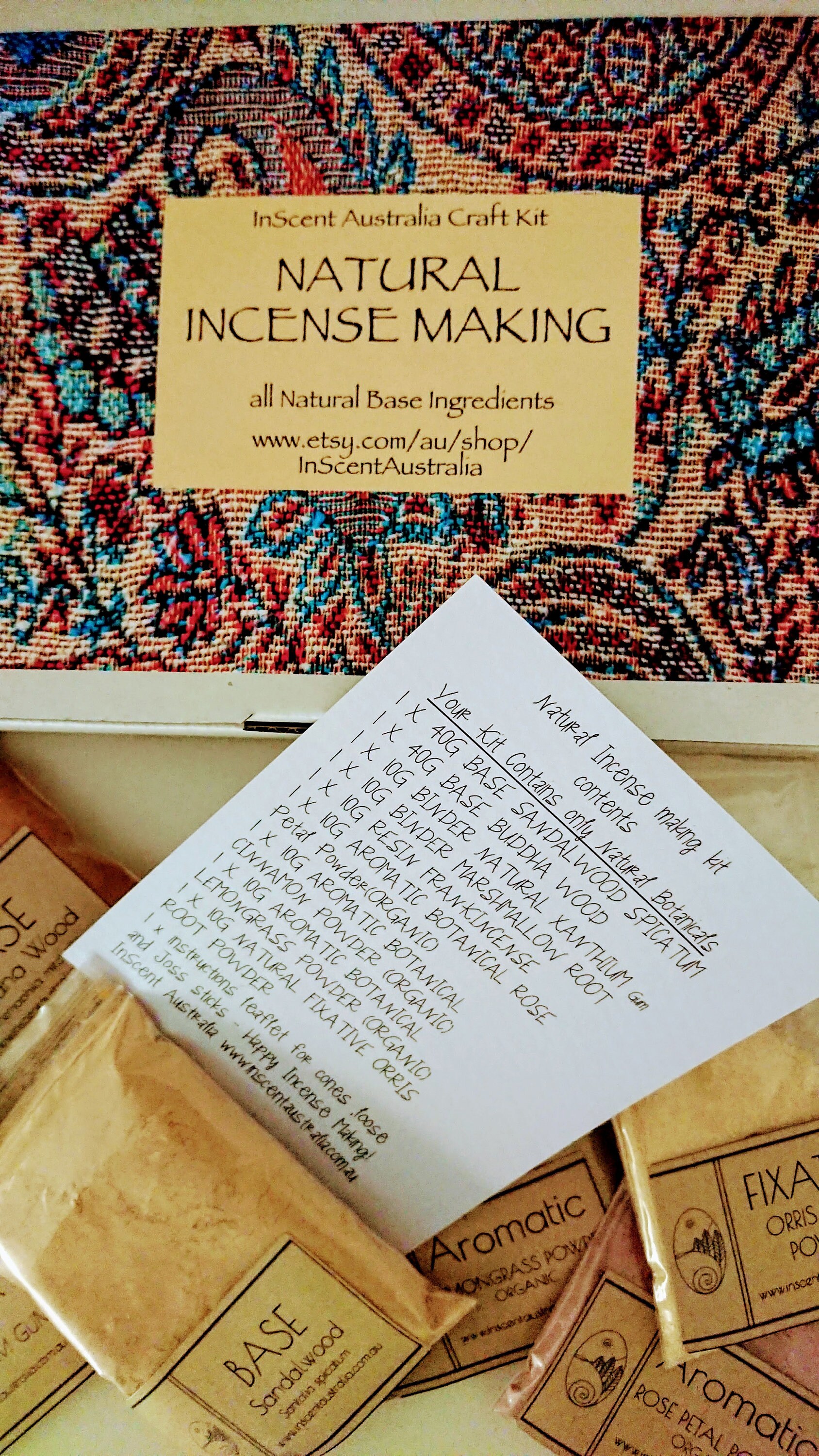 Best Incense Making Kit make your own Incense all natural Etsy