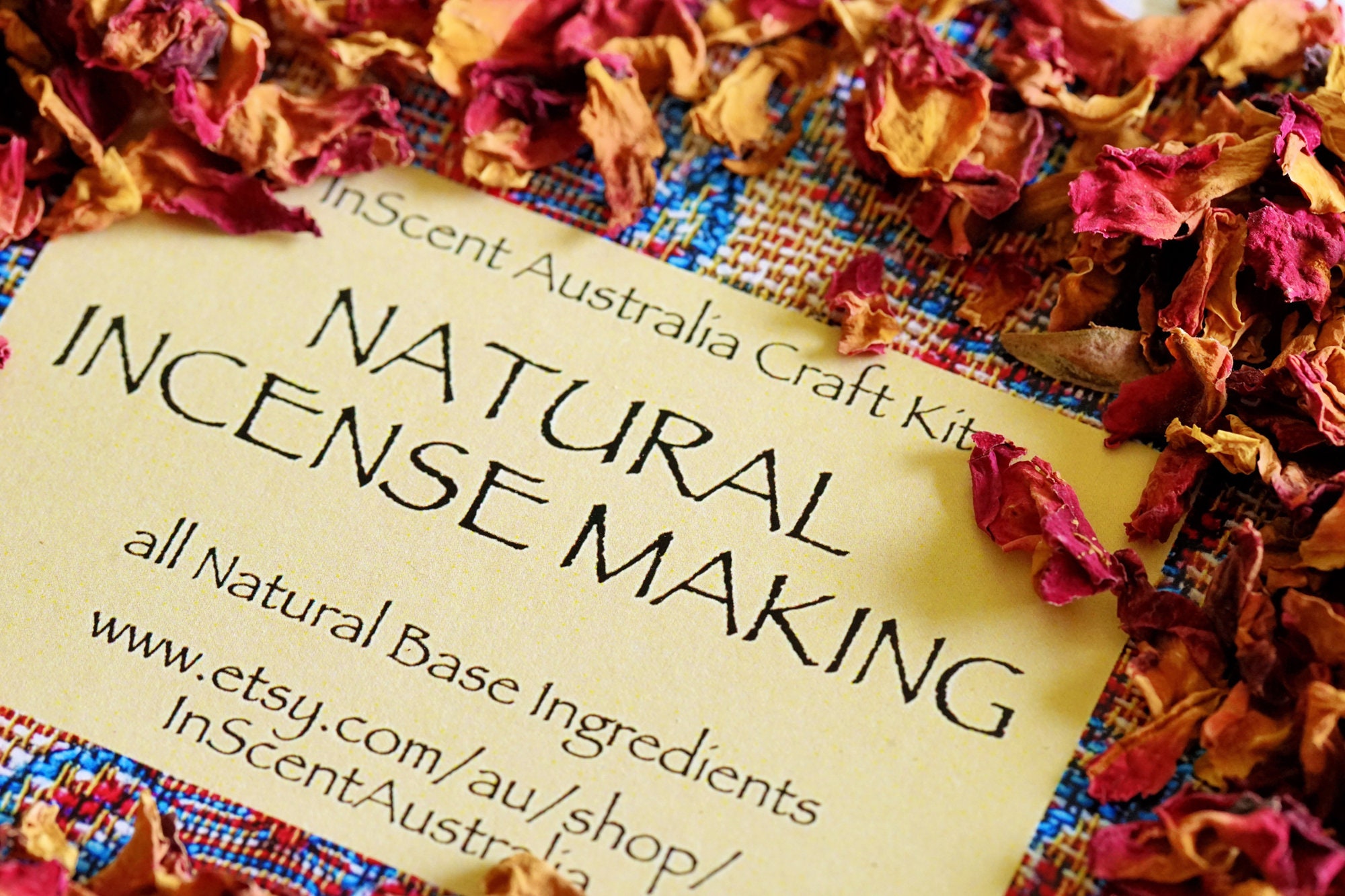 Incense Making Kit Make Your Own Natural Incense Making DIY Etsy