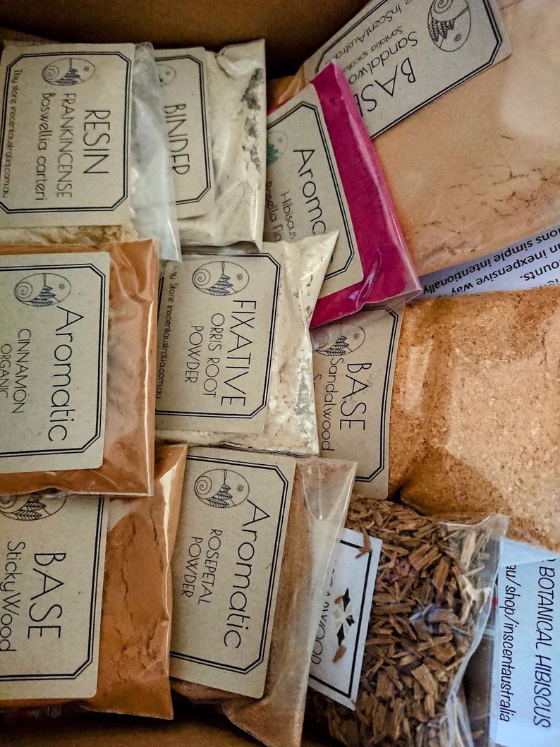 Incense Making Kit Make Your Own Natural Incense Making DIY Etsy