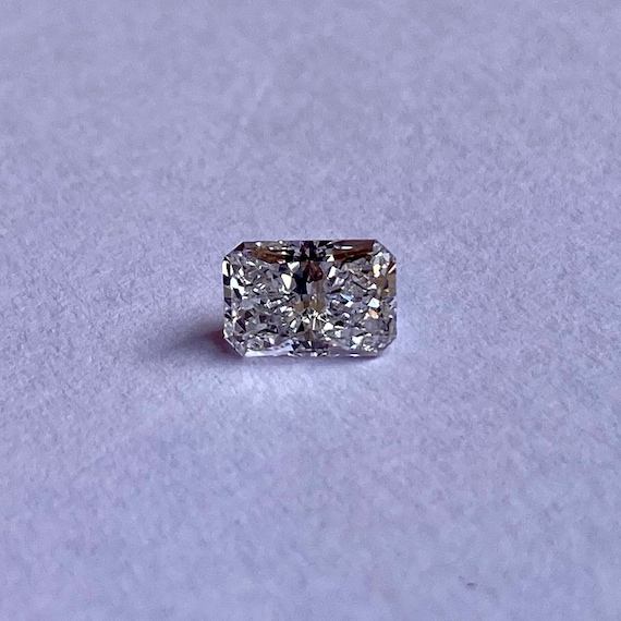 Emerald Cut CVD Diamond 0.73 CT: Solitaire Ring Stone 6.3x4.3 MM