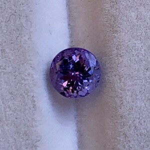 Titanic Round Tanzanite Weighing 1.28 Carats,December Birthstone