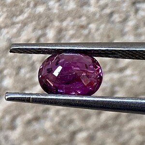 PURPLE PINK SAPPHIRE, Oval Cut Sapphire, Natural Sapphire, Unique Small 1.75 Carats No Heat Ceylon Sapphire Stone for Making jewelry image 10