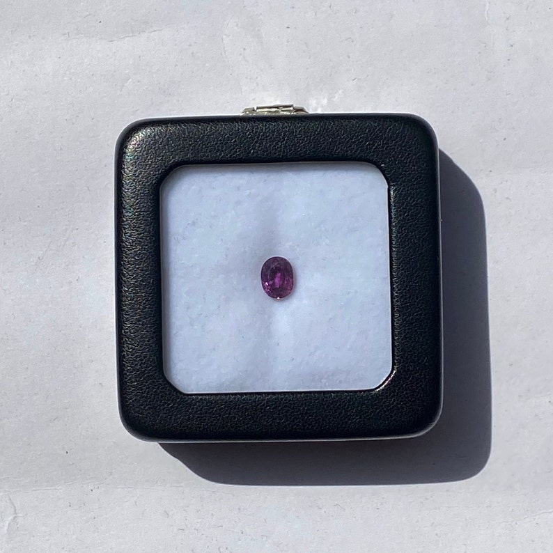 PURPLE PINK SAPPHIRE, Oval Cut Sapphire, Natural Sapphire, Unique Small 1.75 Carats No Heat Ceylon Sapphire Stone for Making jewelry image 5