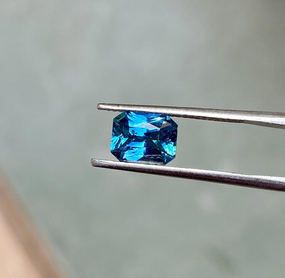 Royal Blue Sapphire: 2.22 Carat Emerald Cut Ceylon Gemstone