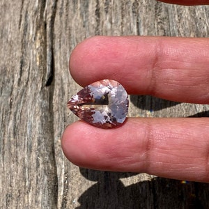 11.90 Carat Pear Peach Morganite Gemstone Pendant (18.8 x 15 MM)