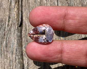 11.90 Carat Pear Peach Morganite Gemstone Pendant (18.8 x 15 MM)
