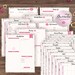 Lipsense Business Planner, Pink Organizer, MLM Planner, Direct Sales, Lipsense 8,5x11, Undated, Order/Profit Tracker, Order Invoive and more