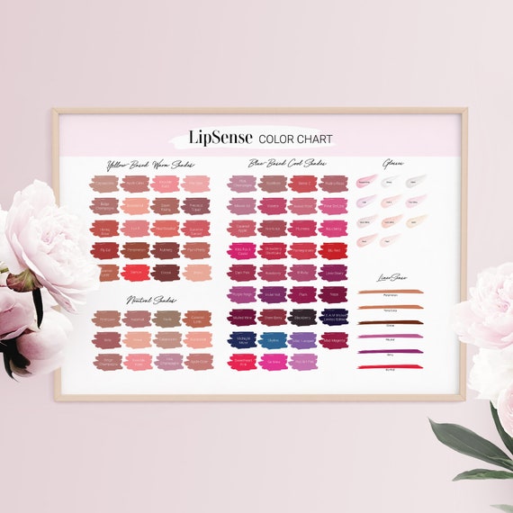 Lipsense Eyeshadow Color Chart