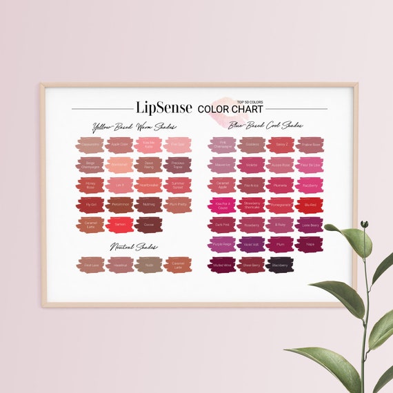 Lipsense Shade Chart