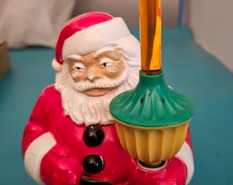 Vintage 1940's Royal Electric Christmas Santa Holding C-7