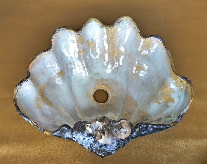 Giant Clam Shell Vessel Sink Ready to Shipoak Etsy