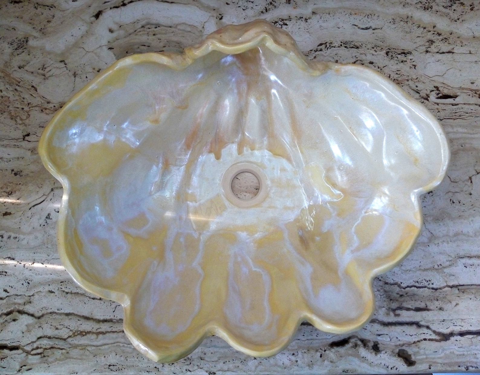 Giant Clam Shell Vessel Sink Made to Order Handmade Wash Etsy