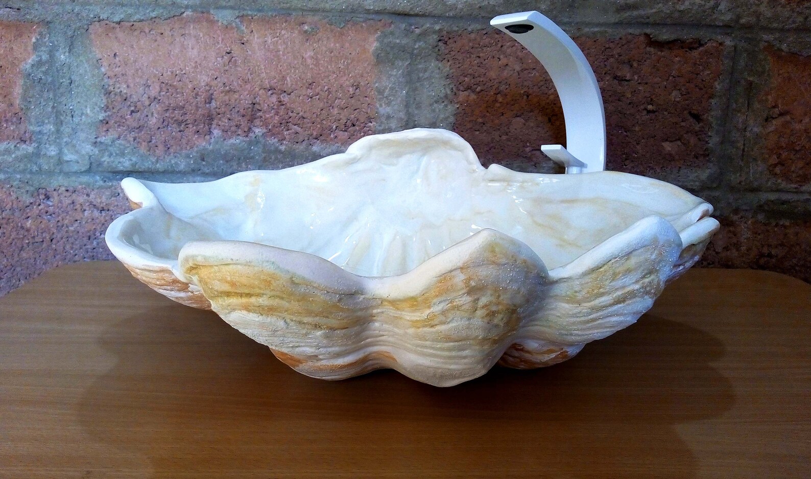 Giant Clam Shell Vessel Sink Made to Order Handmade Wash Etsy