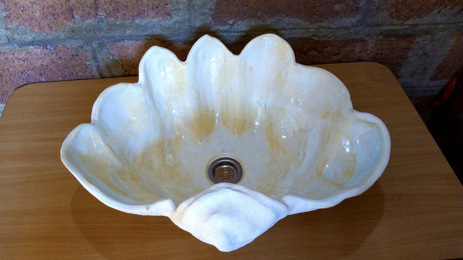 Giant Clam Shell Vessel Sink Made to Order Handmade Wash Etsy