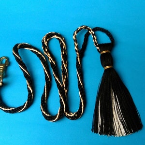 Akita Inu Show Leash - Black-gold