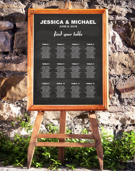 Rustic Seating Chart