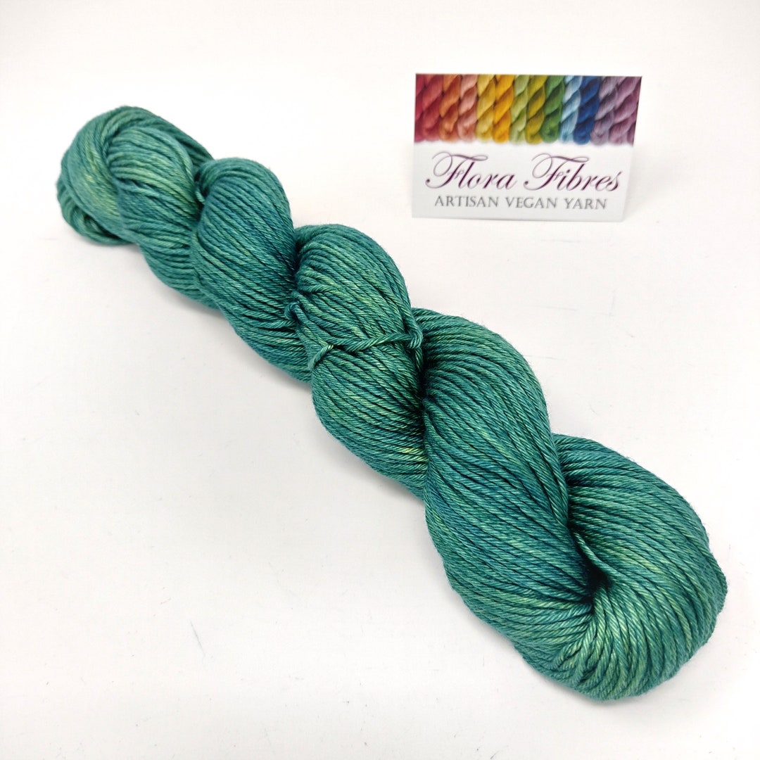 Emerald Green Aran worsted Weight Pima Cotton Yarn Naturally Etsy