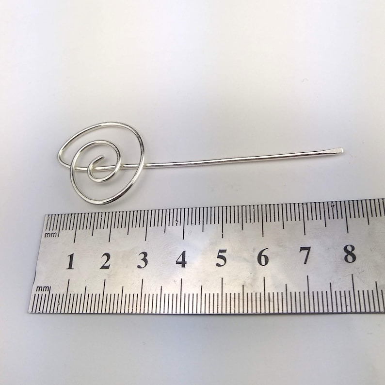 UK Handmade eco silver shawl pin scarf pin or brooch