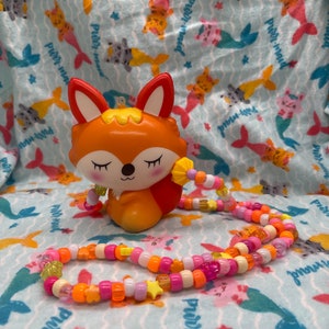 Fox Squishy Kandi Necklace