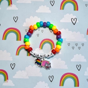 Nyan Cat Kandi Bracelet (READ DESCRIPTION)