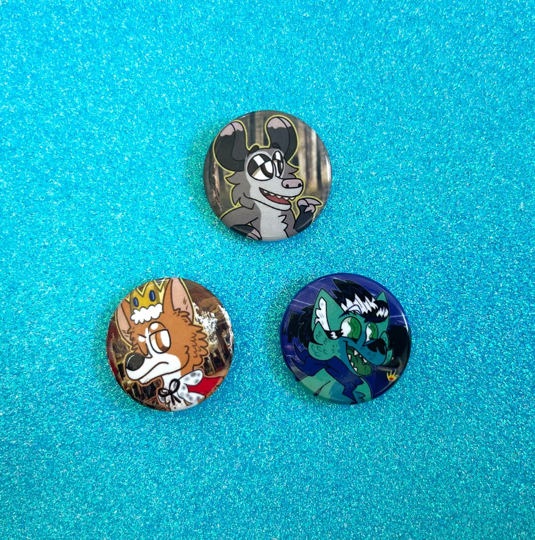 1 25 Furry Buttons Etsy