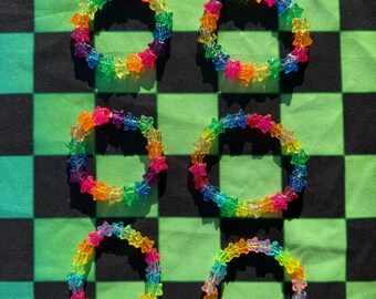 Regenbogen Stern Armbänder