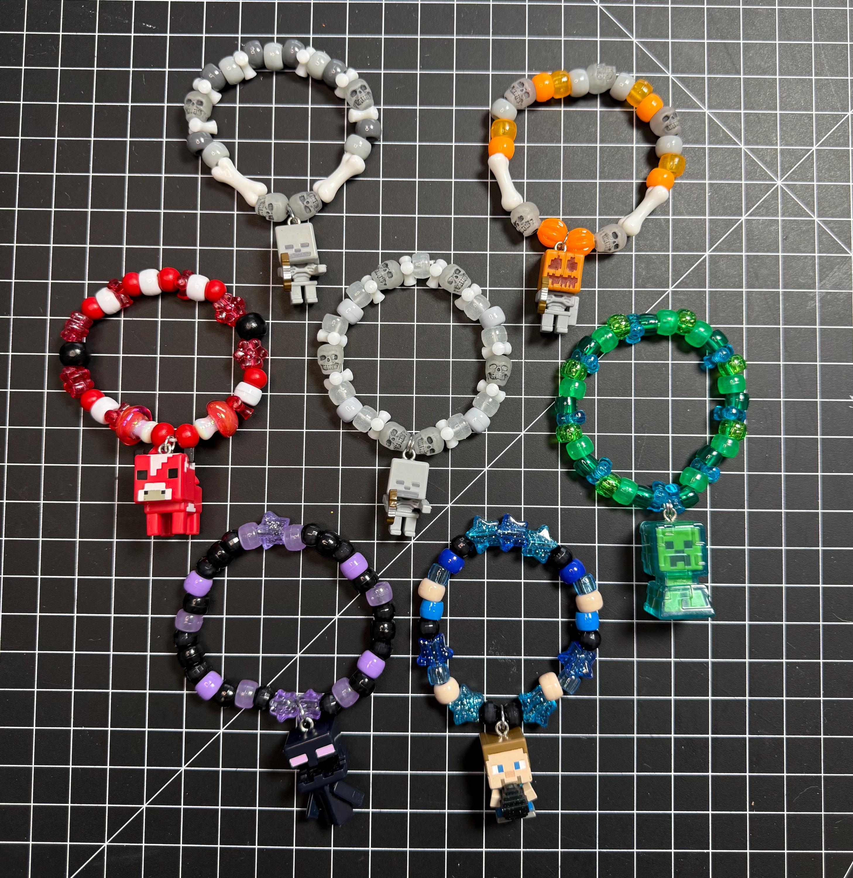 Minecraft Kandi Bracelets (READ DESCRIPTION) - Etsy
