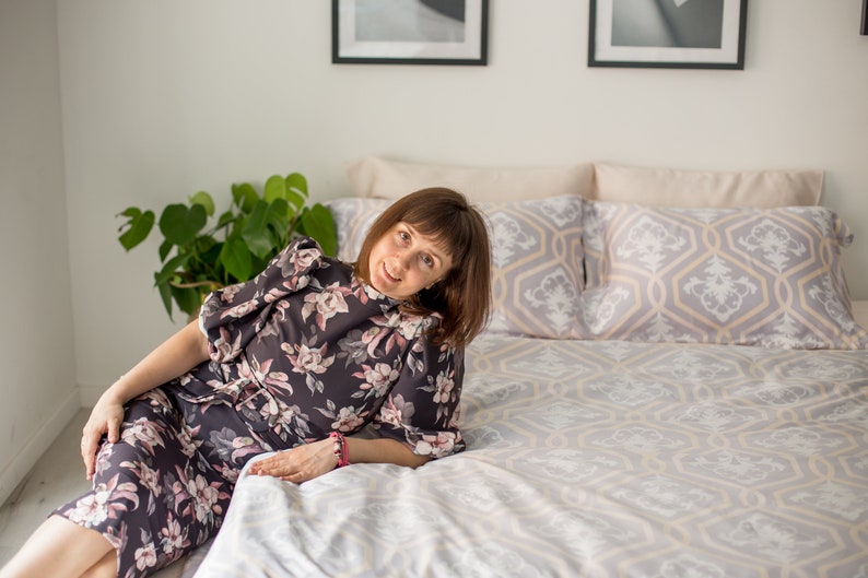 Lily bedding 100/% eco organic bamboo queen king california king bed set fitted and flat sheet masculine
