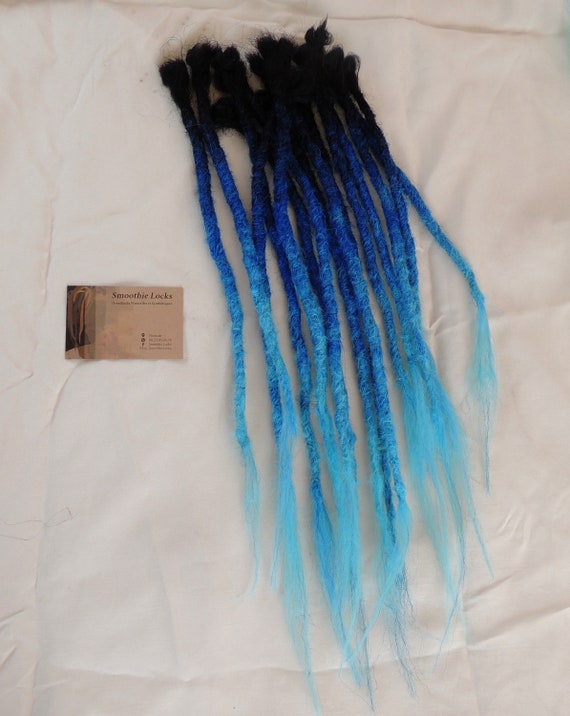 Synthetic Dreadlocks Platinum Blond Gradient Roux Accessories Barrettes Clips