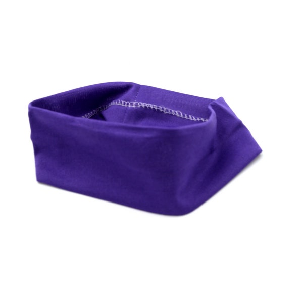 Bandeaux de Sport Violet Foncé, head-band pour cheveux