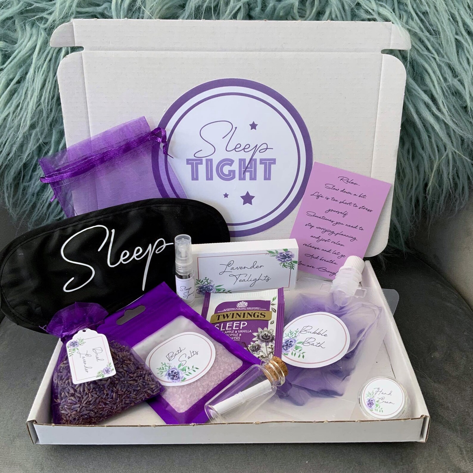 Personalised Letterbox Sleep Gift Self Care Package Lockdown Etsy