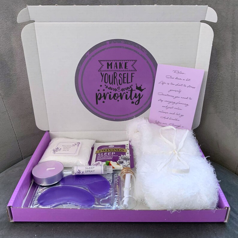 Personalised Gift Letterbox Relax and Sleep Self Care Package Etsy UK