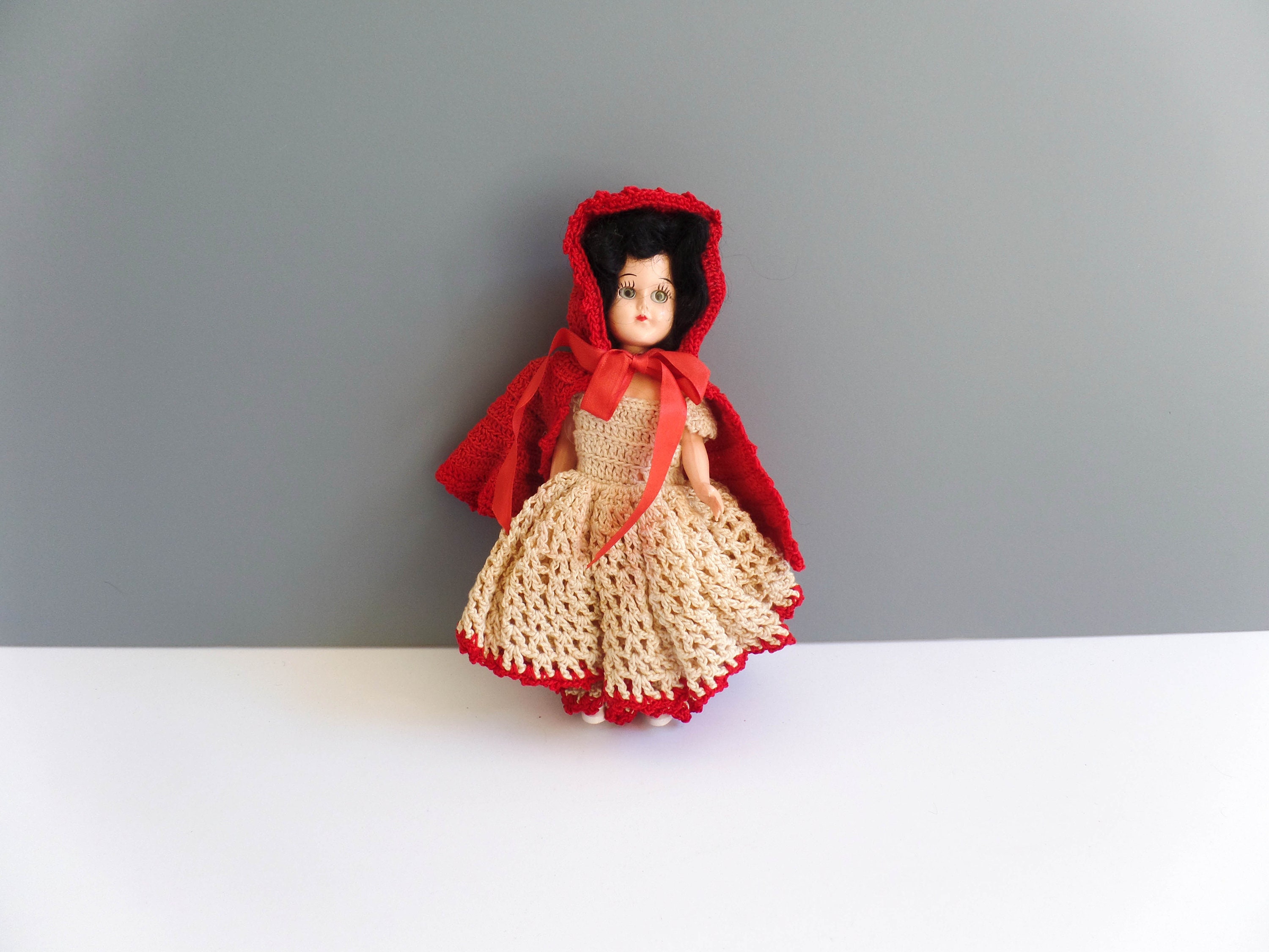 dolls with crochet dress