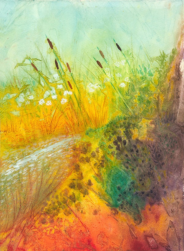 Landscape Watercolor Painting Fine Art Print
